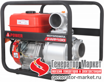 Мотопомпа A-iPower AWP100