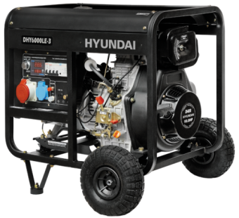 Дизель-генератор Hyundai DHY6000LE-3