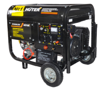Бензогенератор Hüter DY6500LXW (c функцией сварки)