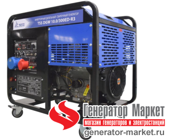 Инверторный дизельный сварочный генератор TSS DGW10.0/300ED-R3