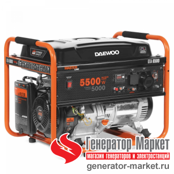Бензогенератор Daewoo GDA6500