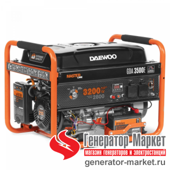 Бензогенератор Daewoo GDA3500E
