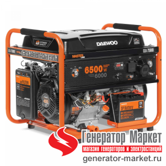 Бензогенератор Daewoo GDA7500E