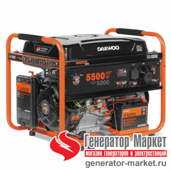 Бензогенератор Daewoo GDA6500E