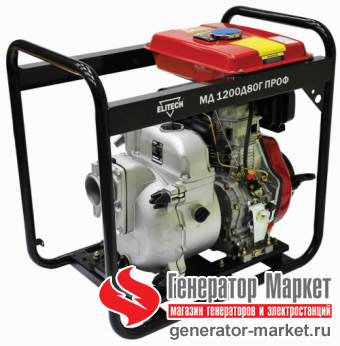 Мотопомпа Elitech МД1200Д80Г ПРОФ
