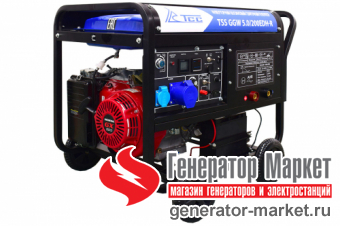 Инверторный бензиновый сварочный генератор TSS GGW5.0/200EDH-R