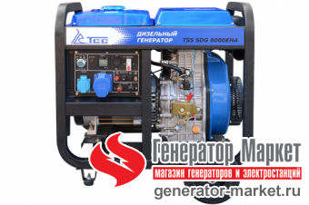 Дизель-генератор TSS SDG8000EHA