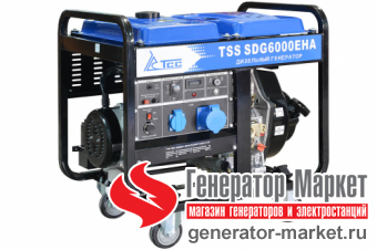 Дизель-генератор TSS SDG6000EHA
