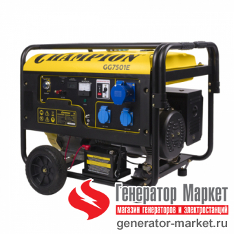 Бензогенератор Champion GG7501E