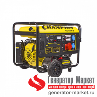 Бензогенератор Champion GG7501E-3