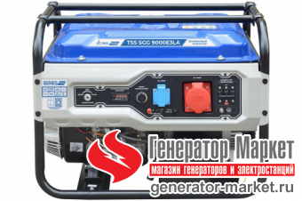 Бензогенератор TSS 9000E3LA в кожухе
