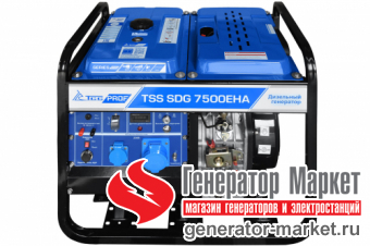 Дизель-генератор TSS SDG7500EHA