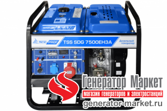 Дизель-генератор TSS SDG7500EH3A