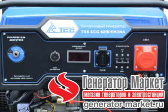 Бензогенератор TSS SGG6000EH3NA в кожухе