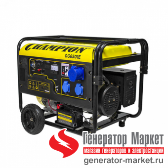Бензогенератор Champion GG6501E+ATS