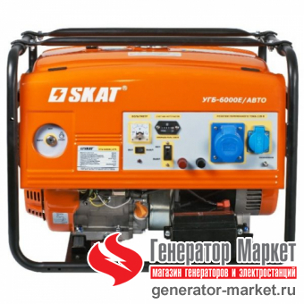Бензогенератор Скат УГБ-6000Е/Авто