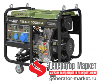 Дизель-генератор TSS SDG5000EHA