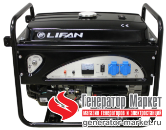 Бензогенератор Lifan 6500E