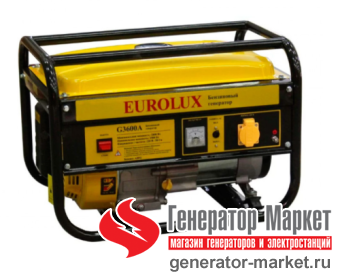 Бензогенератор Eurolux G3600A