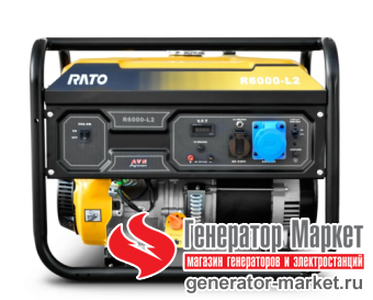 Бензогенератор Rato R6000-L2