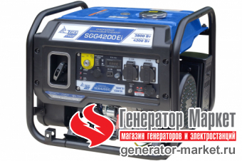 Инверторный бензогенератор TSS SGG4200Ei в кожухе