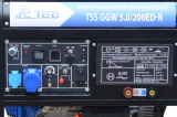 Инверторный бензиновый сварочный генератор TSS GGW5.0/200ED-R